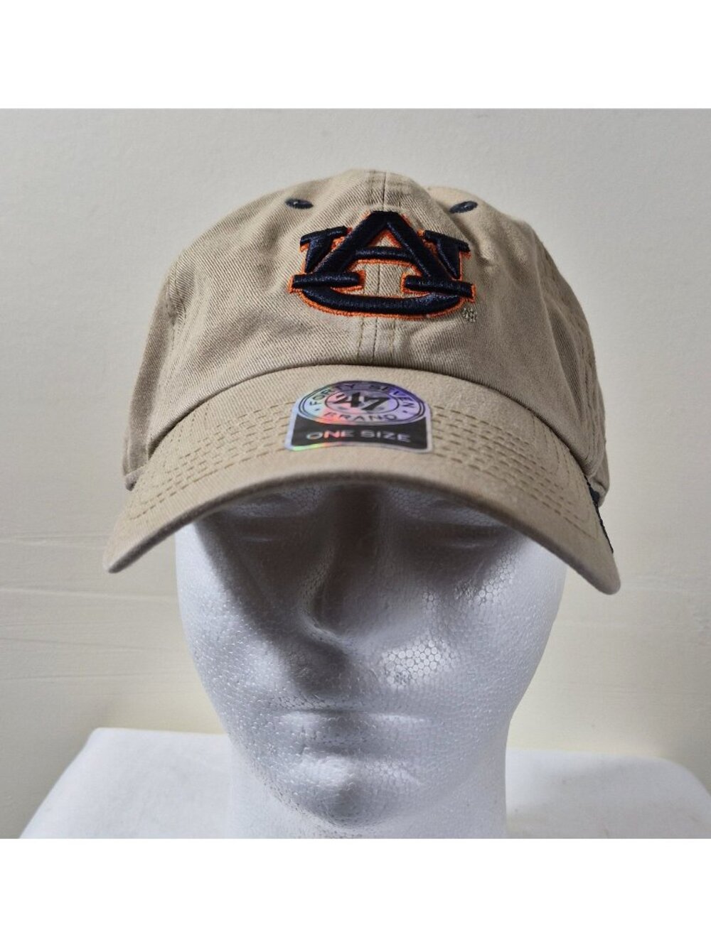 Auburn Tigers 47 Brand Hat Khaki Adj NCAA College Baseball Hat